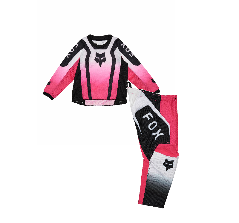 2025 fox 180 peewee toddler kids motocross gear lean black pink