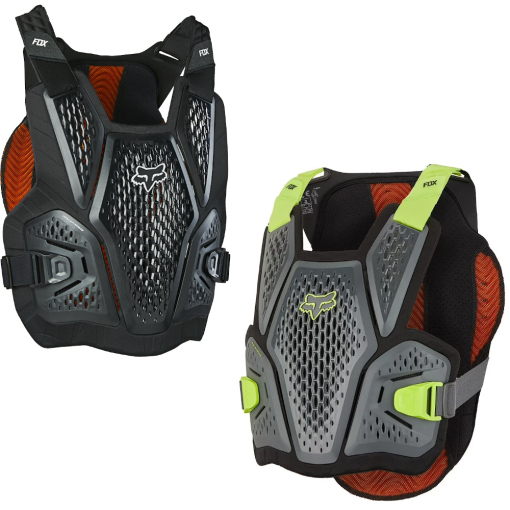  Fox Raceframe Impact SB Motocross Body Armour GREY