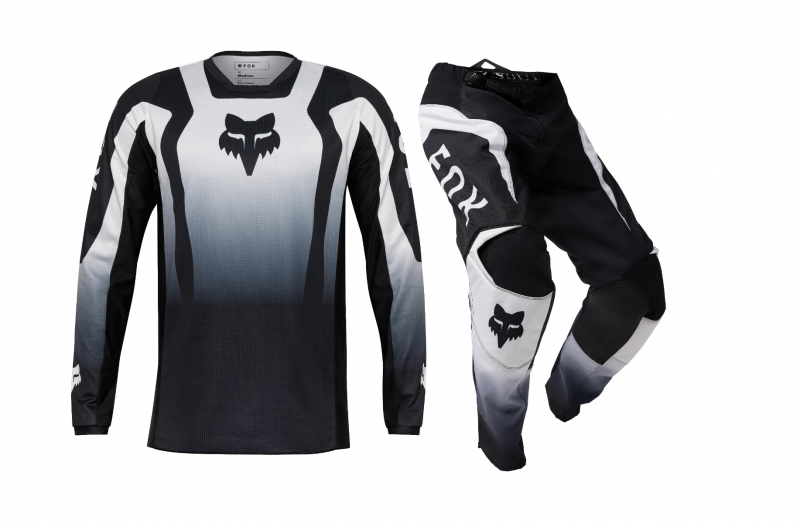 2025 fox 180 lean motocross gear black white