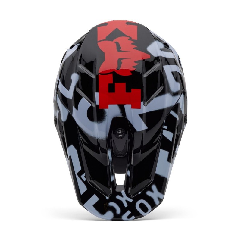 2025 Fox V3 SEVENTY4 BLACK Motocross Helmet w