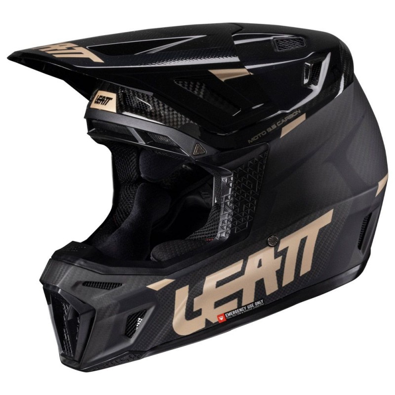 2025 Leatt 9.5 V25 Carbon Motocross Helmet Bl