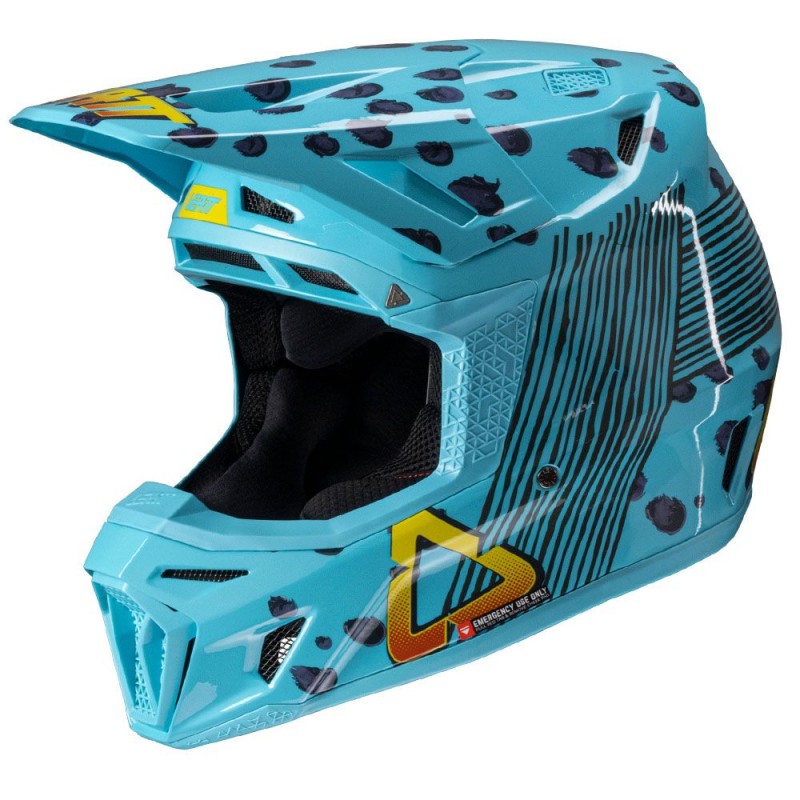 2025 Leatt 8.5 V25 Motocross Helmet Cheetah &