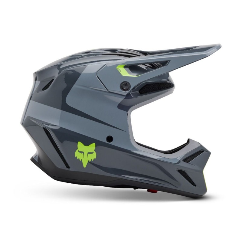 2025 Fox V3 DIVIDER GRAPHITE Motocross Helmet