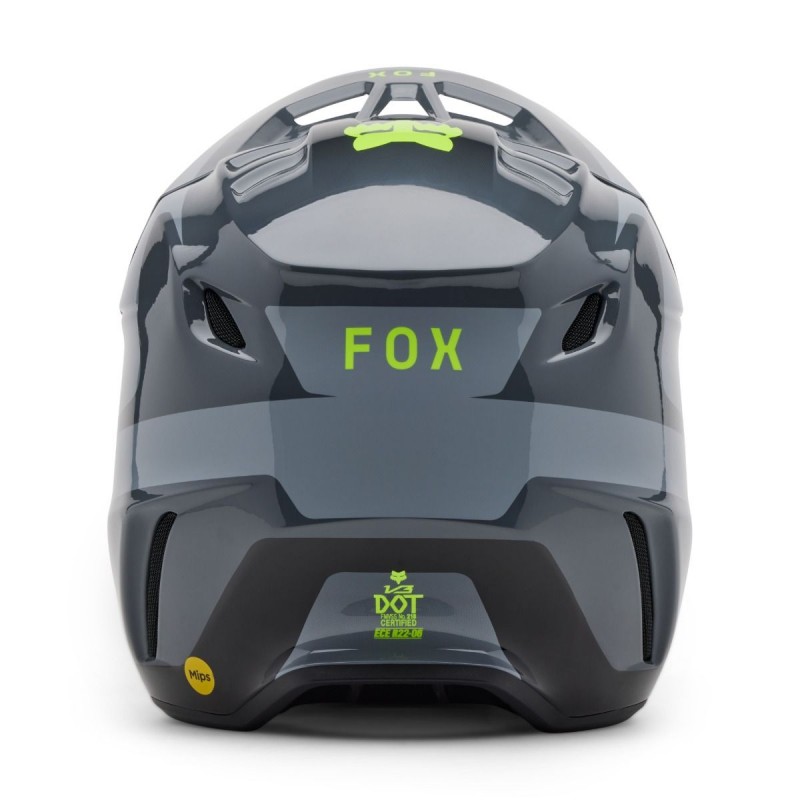 2025 Fox V3 DIVIDER GRAPHITE Motocross Helmet