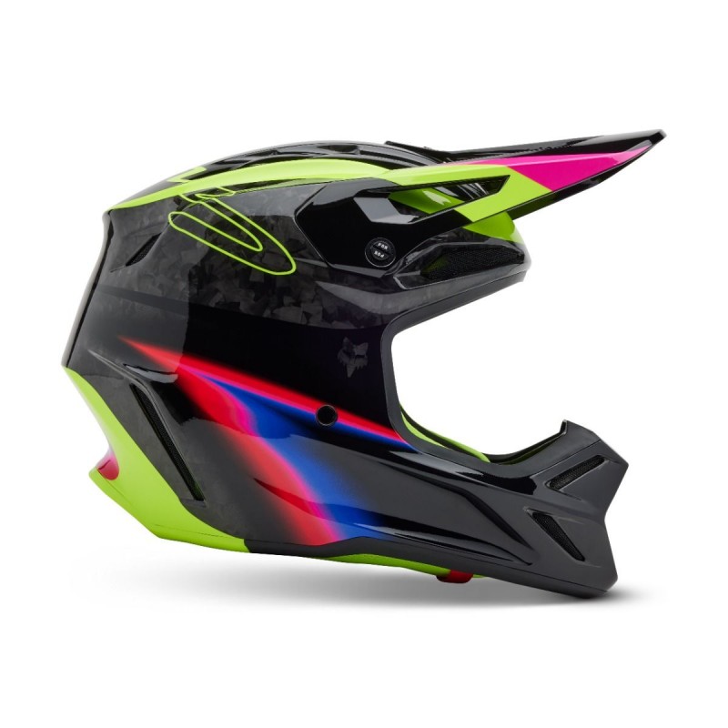 2025 Fox V3 RS ENERGY Black Motocross Helmet 