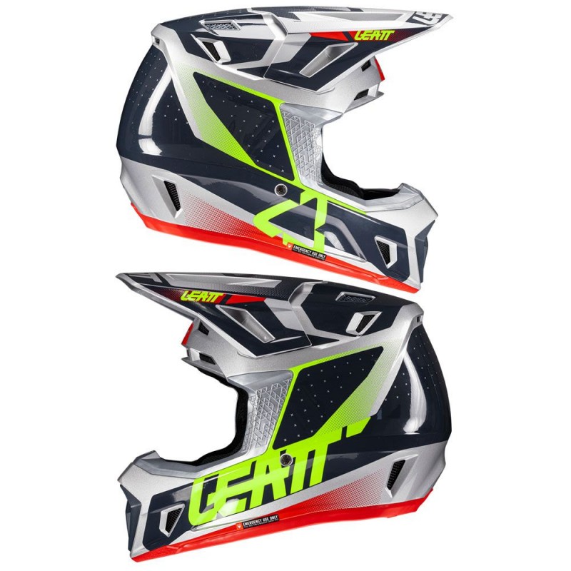 2025 Leatt 7.5 V25 Motocross Helmet Steel &am