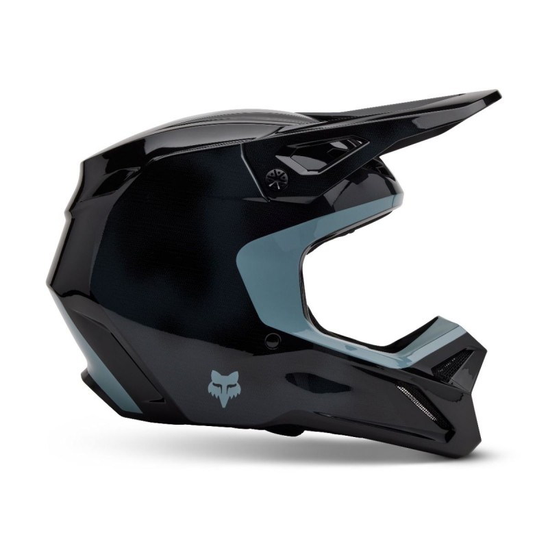 2025 Fox V1 TAUNT Motocross Helmet Black