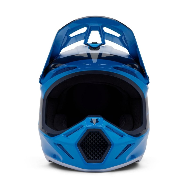 2025 Fox V3 DIVIDER TRU BLUE Motocross Helmet