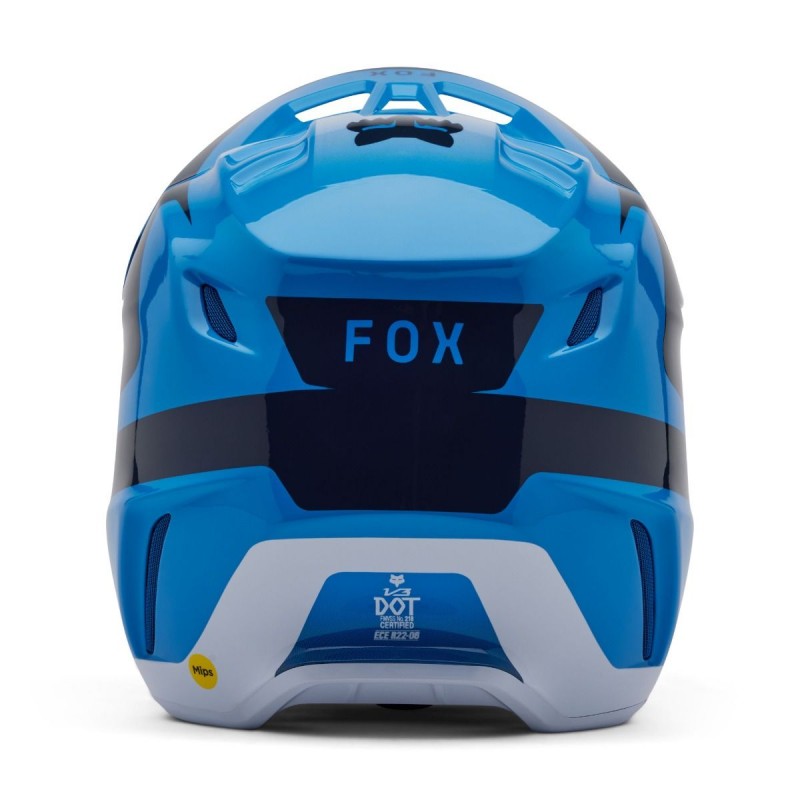 2025 Fox V3 DIVIDER TRU BLUE Motocross Helmet