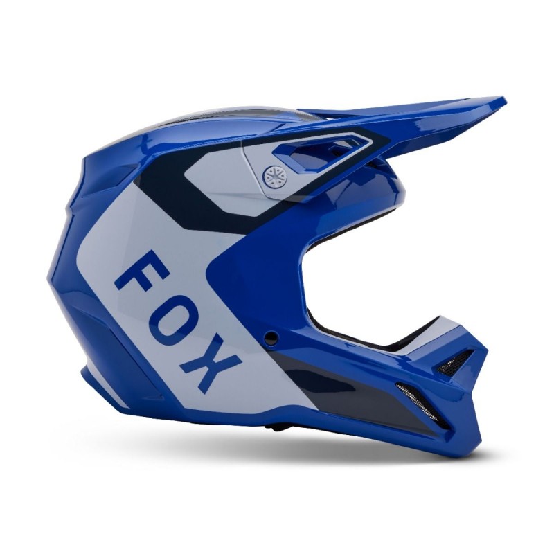 2025 Fox V1 Lean Motocross Helmet Blue