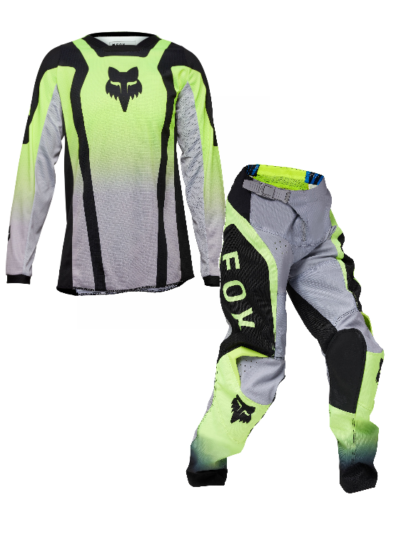 2025 fox 180 lean youth motocross gear flo ye