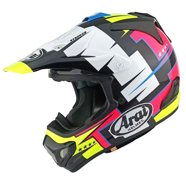 helmet mx-v evo battle yellow