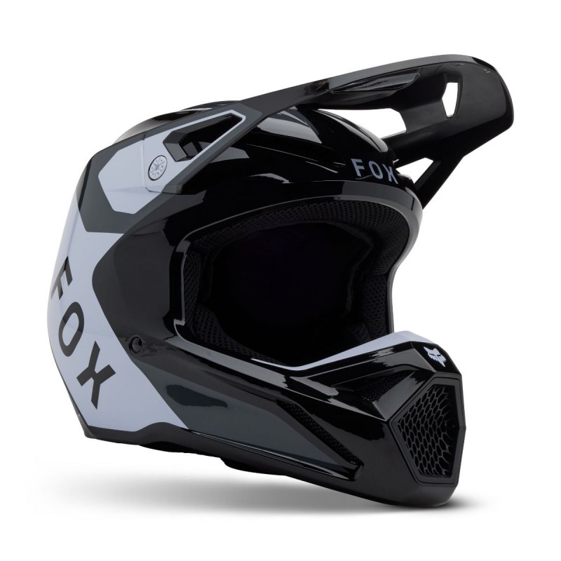 2025 fox v1 lean motocross helmet black